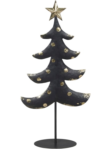 Figurka dekoracyjna "Tree" w kolorze czarnym - 25 x 50 cm
