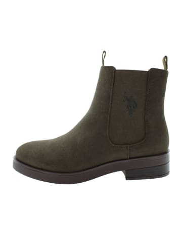 Chelsea-Boots in Khaki
