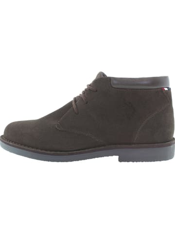 Leren veterschoenen bruin