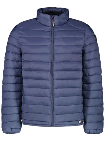 Doorgestikte jas "Statham" donkerblauw