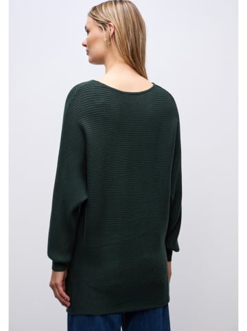 Sweter w kolorze ciemnozielonym