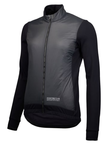 Fietsjas "White Marble" zwart