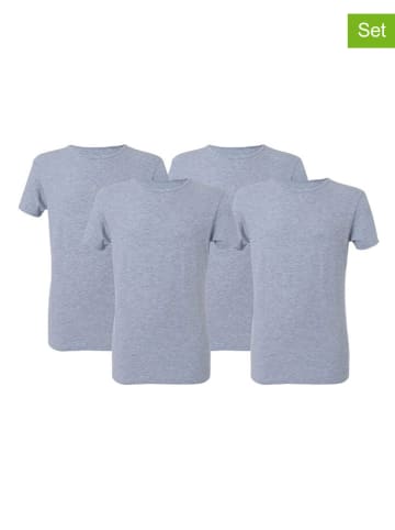 4er-Set: Shirts in Grau