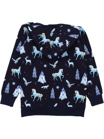 Sweatjacke in Dunkelblau