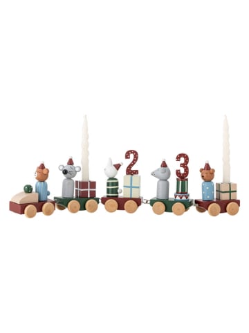 Kerzenständer ''Junaid'' in Bunt - (B)38 x (H)11 x (T)5 cm