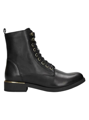 Leder-Boots in Schwarz