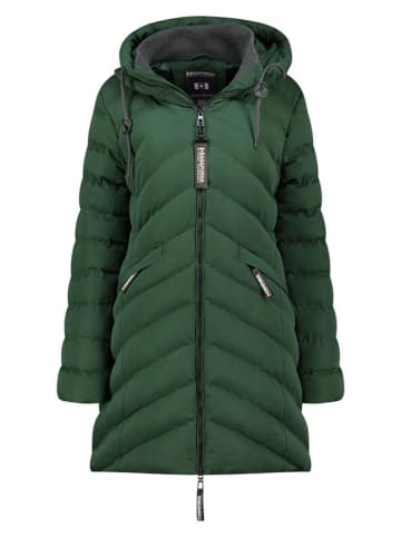 Parka "Clarisana" w kolorze zielonym