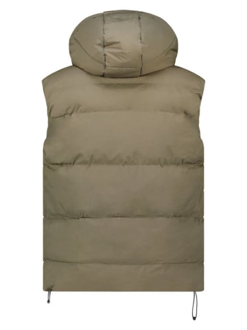 Kamizelka pikowana "Vitoana" w kolorze khaki