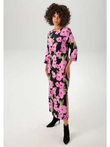 Jurk zwart/roze