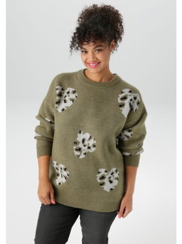 Sweter w kolorze khaki