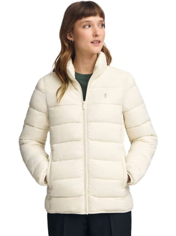 Steppjacke in Creme