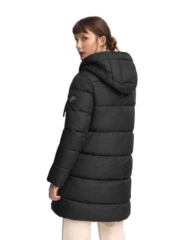 Wendemantel in Beige/ Schwarz
