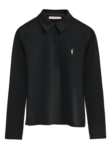 Pololongsleeve in Schwarz