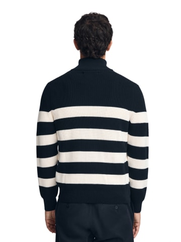 Sweter w kolorze granatowo-kremowym