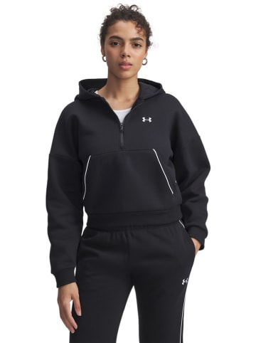Fleecehoodie in Schwarz