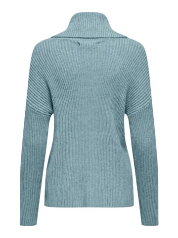 Rollkragenpullover in Hellblau