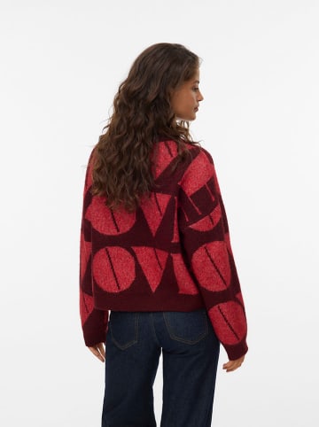Sweter w kolorze bordowym