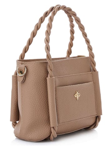 Henkeltasche in Beige - (B)27 x (H)19 x (T)13 cm