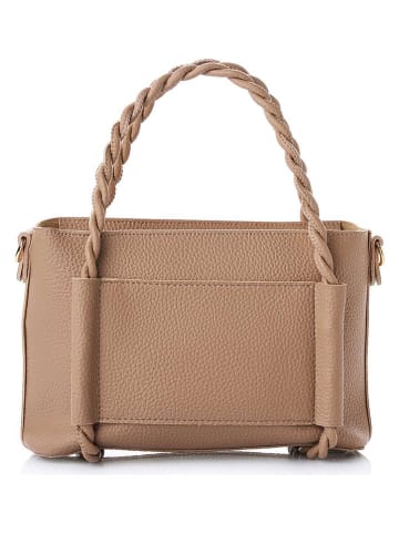 Henkeltasche in Beige - (B)27 x (H)19 x (T)13 cm