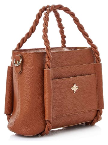 Henkeltasche in Hellbraun - (B)27 x (H)19 x (T)13 cm