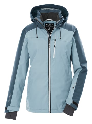 Ski-/snowboardjas lichtblauw/blauw