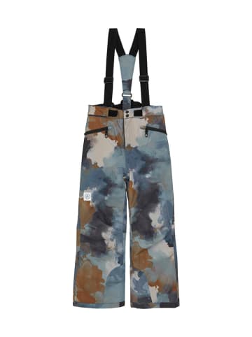 Ski-/snowboardbroek blauw/bruin