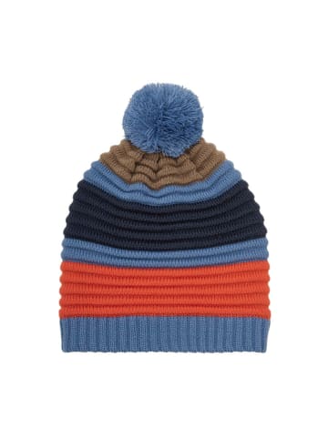 Muts blauw/rood/grijs
