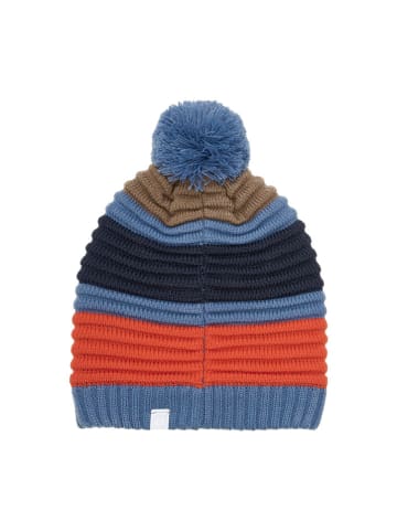 Muts blauw/rood/grijs