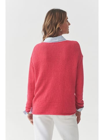 Trui "Alya" koraalrood
