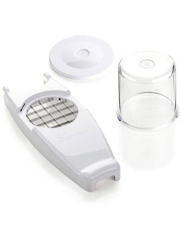 3tlg. Zwiebel- & Gemüsechneider-Set ''Nicer Dicer'' in Weiß