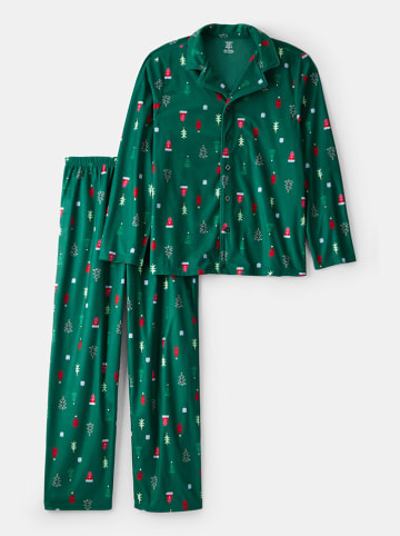 Pyjama in Grün
