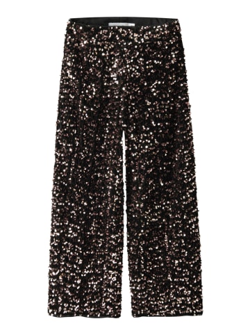 Pailletten-Hose "Runica" in Schwarz/ Rosa