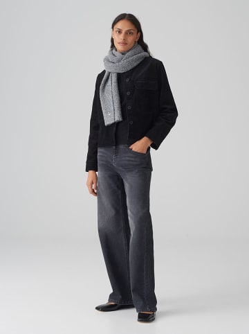 Szal w kolorze szarym - 168 x 30 cm
