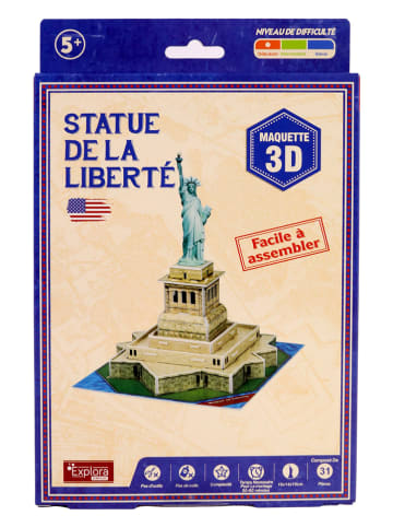 31-częściowe puzzle 3D "Statue of Liberty" - 5+
