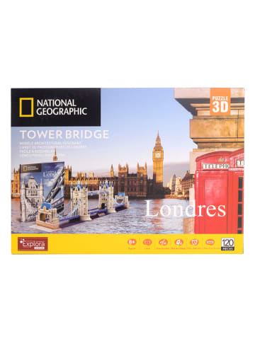 120tlg. 3D-Puzzle "Tower Bridge London" - ab 8 Jahren