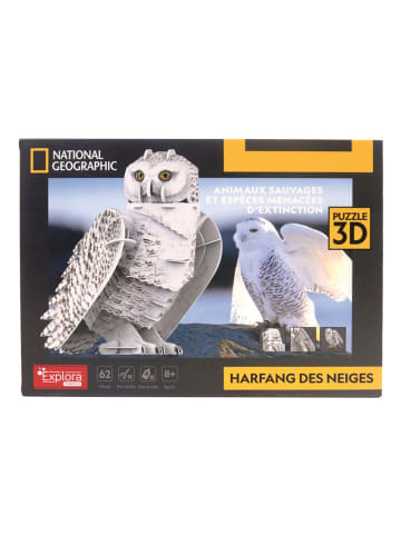 62-delige 3D-puzzel "Sneeuwuil" - vanaf 8 jaar