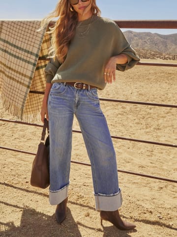 Sweter w kolorze khaki