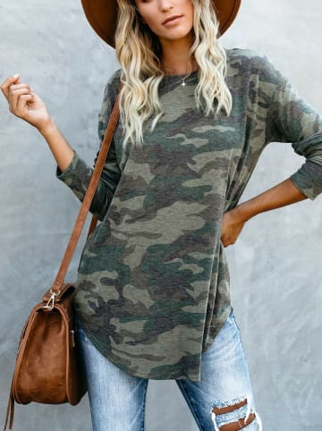 Koszulka w kolorze khaki