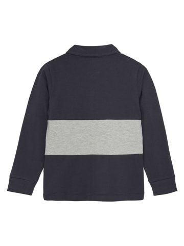 Poloshirt in Anthrazit/ Grau
