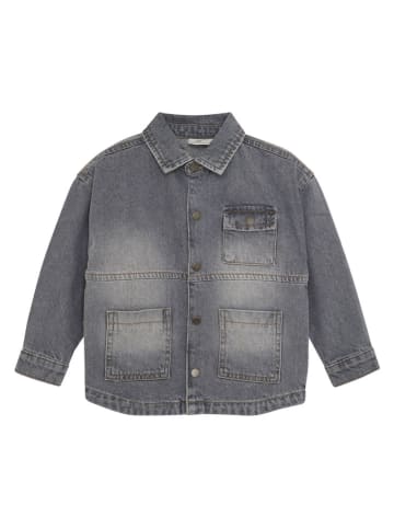 Spijkerblouse grijs
