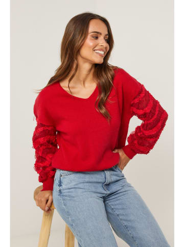 Sweter w kolorze czerwonym
