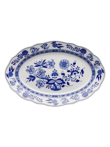 Półmisek w kolorze niebiesko-białym - Ø 35 cm