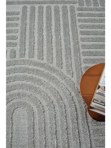 Hochflor-Teppich ''0691B'' in Grau