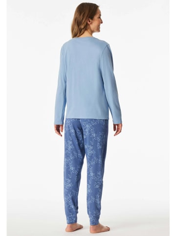 Pyjama in Blau/ Hellblau