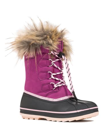 Winterlaarzen "Bengal" roze/zwart