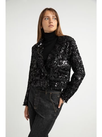 Paillettenblazer "Frida" zwart