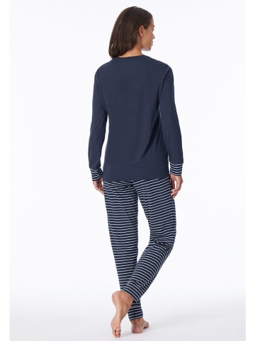 Pyjama in Dunkelblau