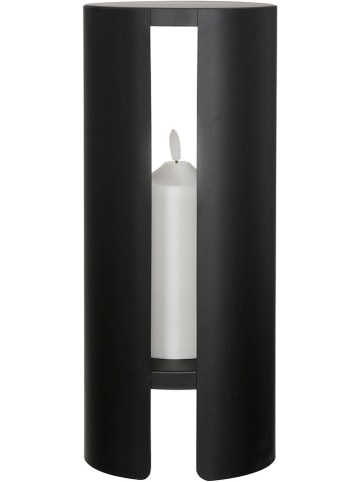 LED-Dekoobjekt "Shelter" in Schwarz - (H)36 cm
