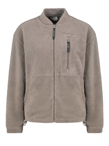 Fleece vest taupe