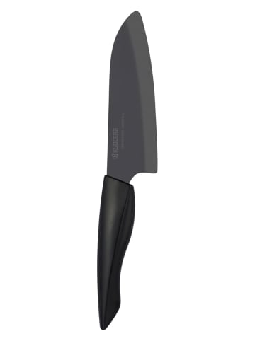 Santokumesser ''Shin'' in Schwarz - (L)28 cm
